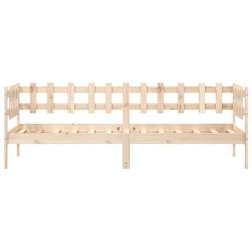 Dnevni krevet bez madraca 80 x 200 cm od masivne borovine Prirodna 80 x 200 cm Cijena