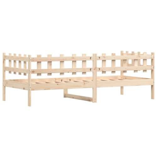 Dnevni krevet bez madraca 80 x 200 cm od masivne borovine Prirodna 80 x 200 cm Cijena