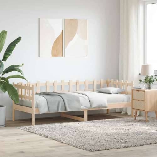 Dnevni krevet bez madraca 90 x 190 cm od masivne borovine - Prirodna 90 x 190 cm Cijena