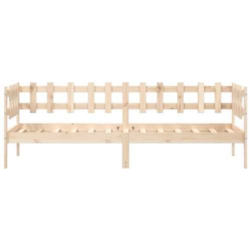 Dnevni krevet bez madraca 90 x 200 cm od masivne borovine - Prirodna 90 x 200 cm Cijena