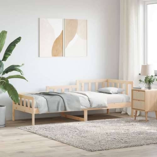 Dnevni krevet bez madraca 80 x 200 cm od masivne borovine Prirodna 80 x 200 cm Cijena