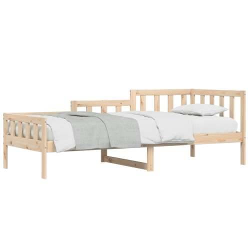 Dnevni krevet bez madraca 90 x 190 cm od masivne borovine Prirodna 90 x 190 cm Cijena