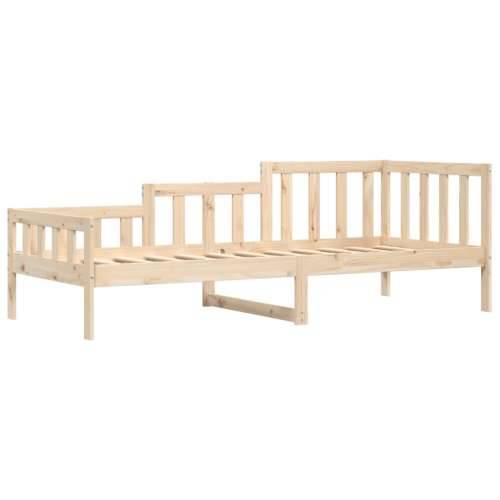 Dnevni krevet bez madraca 90 x 190 cm od masivne borovine Prirodna 90 x 190 cm Cijena