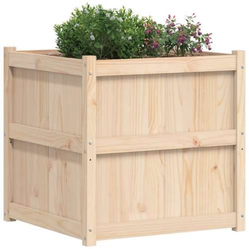 Vrtna sadilica 70 x 70 x 70 cm od masivne borovine - Prirodna boja bora 1 Cijena
