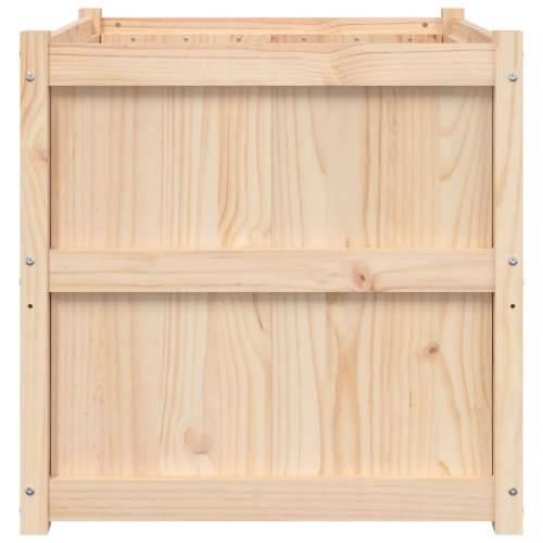 Vrtna sadilica 70 x 70 x 70 cm od masivne borovine - Prirodna boja bora 1 Cijena