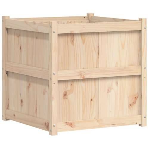 Vrtna sadilica 70 x 70 x 70 cm od masivne borovine - Prirodna boja bora 1 Cijena