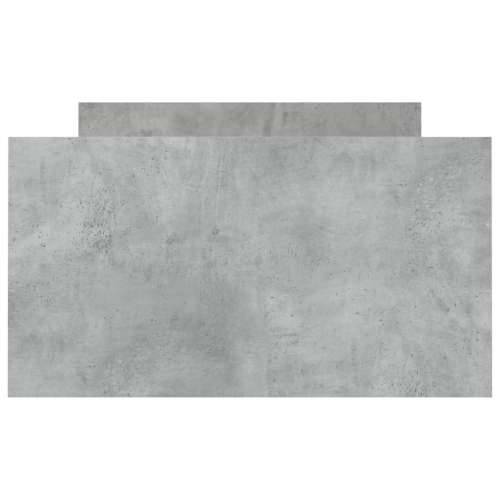 Okvir kreveta s uzglavljem i podnožjem boja betona 90x190 cm - Beton siva 90 x 190 cm Cijena