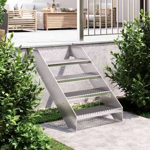Rešetkasta stepenica 60 x 24 x 7 cm od pocinčanog čelika - 60 x 24 x 7 cm 1 Zaključano pritiskom Cijena