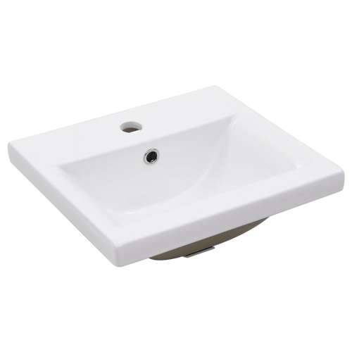 Kupaonski okvir s ugrađenim Lavabo - Umivaonikom crni željezni - Crna 40 x 38 x 31 cm 1 Cijena