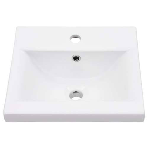 Kupaonski okvir s ugrađenim Lavabo - Umivaonikom crni željezni - Crna 40 x 38 x 31 cm 1 Cijena