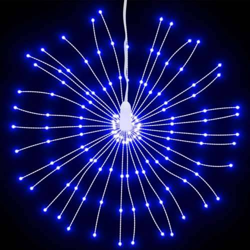 Božićna svjetla zvjezdani prasak 140 LED 4 k plava 17 cm - Plava 4 1 Cijena