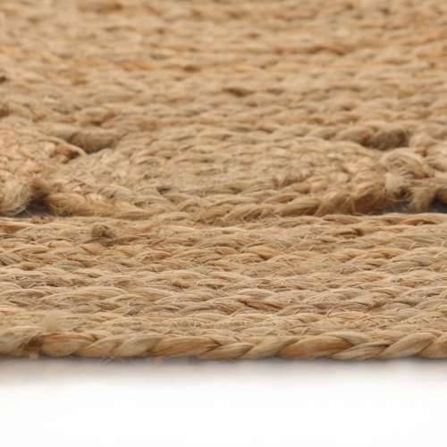 Ukrasni pleteni tepih od jute 120 cm okrugli Cijena