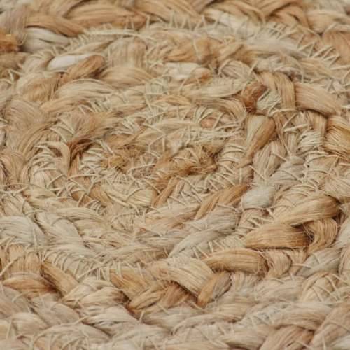 Ukrasni pleteni tepih od jute 120 cm okrugli Cijena