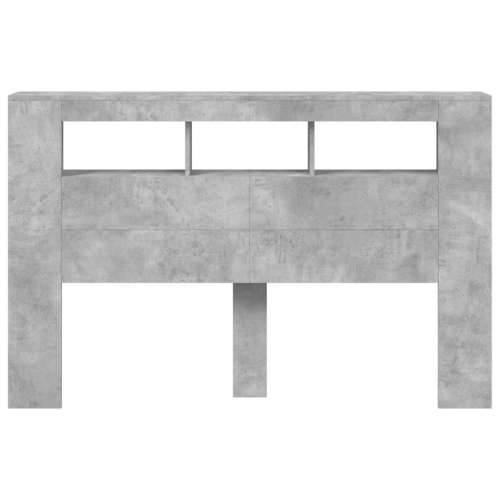 LED uzglavlje siva boja betona 160 x 18,5 x 103,5 cm - Beton siva 160 x 103.5 cm 1 Cijena