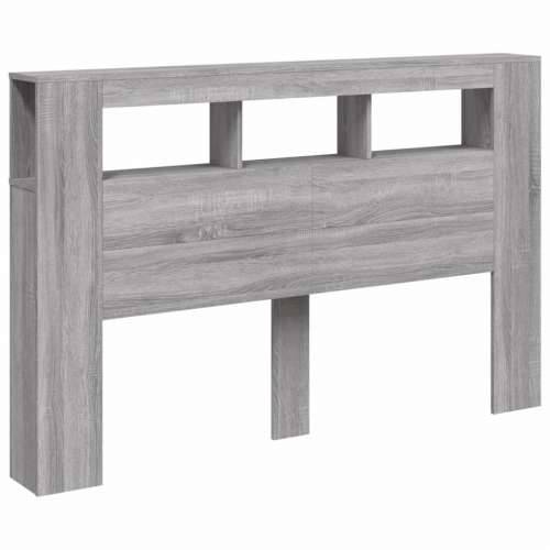 LED uzglavlje boja hrasta 160x18,5x103,5 cm konstruirano drvo - Sivi hrast sonoma 160 x 103.5 cm 1 Cijena