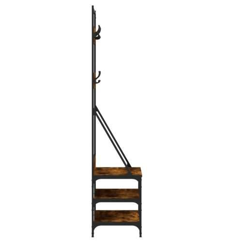 Stalak za odjeću i cipele boja hrasta 70x40x184 cm - Dimljeni hrast 70 x 40 x 184 cm 1 Cijena