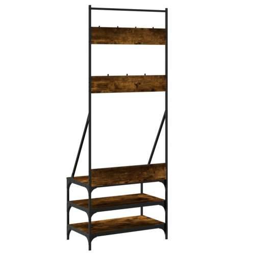 Stalak za odjeću i cipele boja hrasta 70x40x184 cm - Dimljeni hrast 70 x 40 x 184 cm 1 Cijena