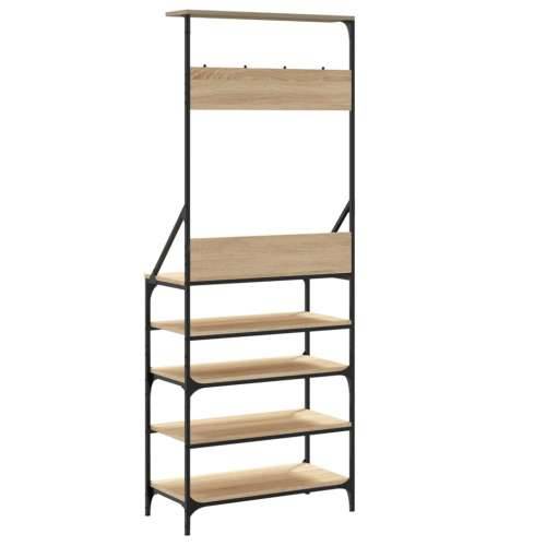 Stalak za odjeću i cipele boja hrasta sonome 70x34x184 cm - sonoma hrast 70 x 34 x 184 cm 1 Cijena