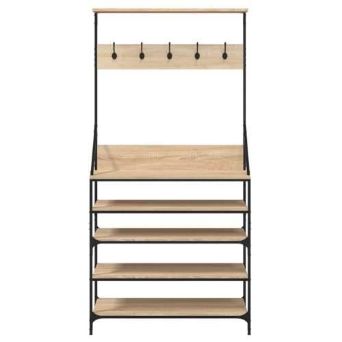 Stalak za odjeću i cipele boja hrasta sonome 90x34x184 cm - sonoma hrast 90 x 34 x 184 cm 1 Cijena