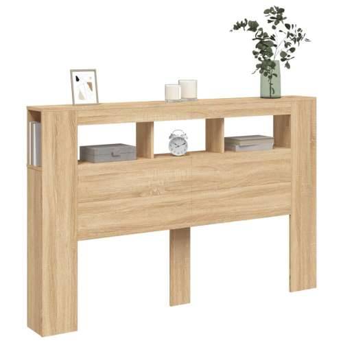 LED uzglavlje boja hrasta sonome 160 x 18,5 x 103,5 cm - sonoma hrast 160 x 103.5 cm 1 Cijena