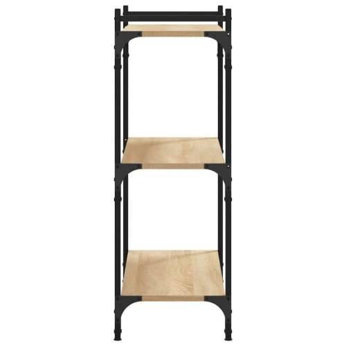 Regal za knjige s 3 razine boja hrasta 80 x 30 x 86 cm drveni - sonoma hrast 1 86 cm 80 cm Cijena