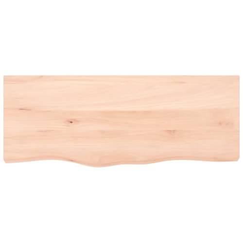 Kupaonska radna ploča 100 x 40 x 2 cm netretirano masivno drvo - Prirodna 100 x 40 x 2 cm Cijena