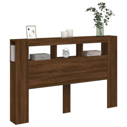 LED uzglavlje boja smeđeg hrasta 160 x 18,5 x 103,5 cm - Smeđi hrast 160 x 103.5 cm 1 Cijena