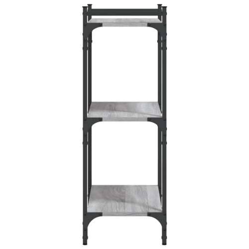 Regal za knjige s 3 razine siva boja hrasta 60x30x86 cm drveni - Sivi hrast sonoma 1 86 cm 60 cm Cijena