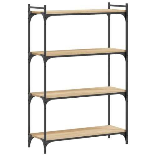 Regal za knjige s 4 razine boja hrasta 80 x 30 x 120 cm drveni - sonoma hrast 1 120 cm 80 cm Cijena