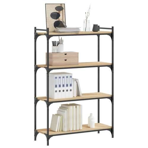 Regal za knjige s 4 razine boja hrasta 80 x 30 x 120 cm drveni - sonoma hrast 1 120 cm 80 cm Cijena