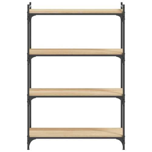 Regal za knjige s 4 razine boja hrasta 80 x 30 x 120 cm drveni - sonoma hrast 1 120 cm 80 cm Cijena