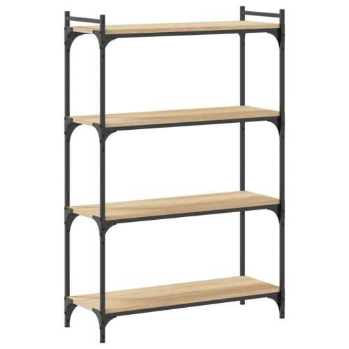 Regal za knjige s 4 razine boja hrasta 80 x 30 x 120 cm drveni - sonoma hrast 1 120 cm 80 cm Cijena