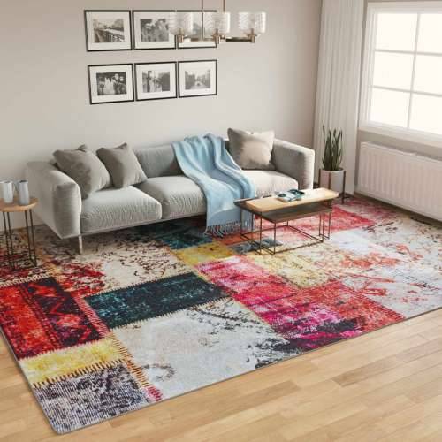 Perivi tepih raznobojni 400 x 300 cm protuklizni - Patchwork 400 x 300 cm Cijena