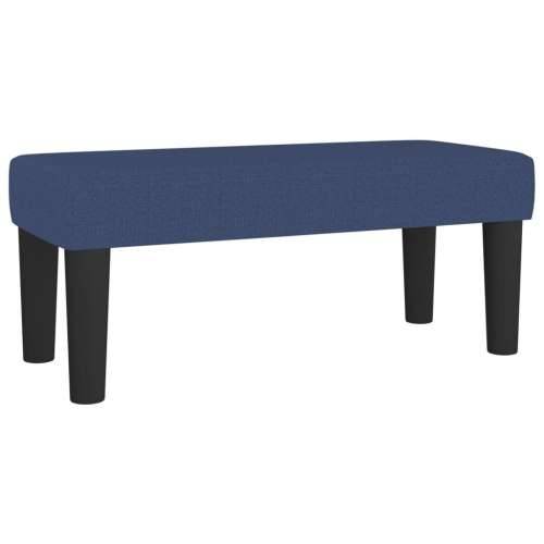 Krevet s oprugama i madracem plavi 100 x 200 cm od tkanine - Plava 100 x 200 cm gumbi Cijena