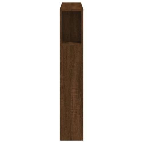 LED uzglavlje boja smeđeg hrasta 100x18,5x103,5 cm drveni - Smeđi hrast 100 x 103.5 cm 1 Cijena