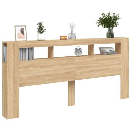 LED uzglavlje boja hrasta sonome 220x18,5x103,5 cm - sonoma hrast 220 x 103.5 cm 1 Cijena