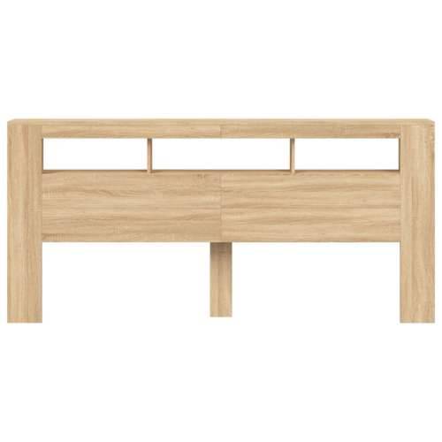 LED uzglavlje boja hrasta sonome 220x18,5x103,5 cm - sonoma hrast 220 x 103.5 cm 1 Cijena