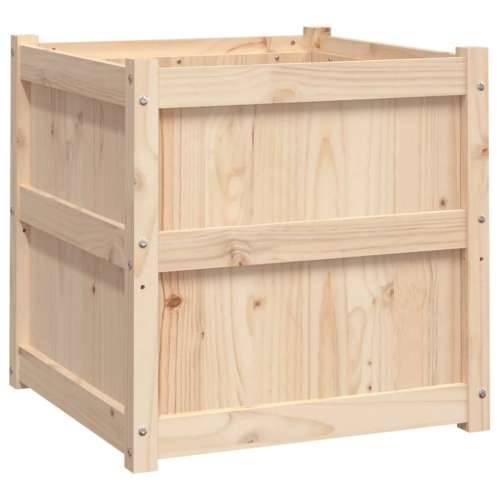 Vrtna sadilica 60 x 60 x 60 cm od masivne borovine - Prirodna boja bora 1 Cijena