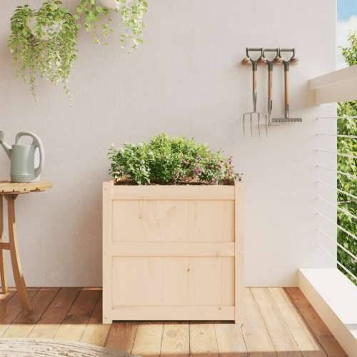 Vrtna sadilica 60 x 60 x 60 cm od masivne borovine - Prirodna boja bora 1 Cijena