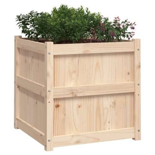 Vrtna sadilica 60 x 60 x 60 cm od masivne borovine - Prirodna boja bora 1 Cijena