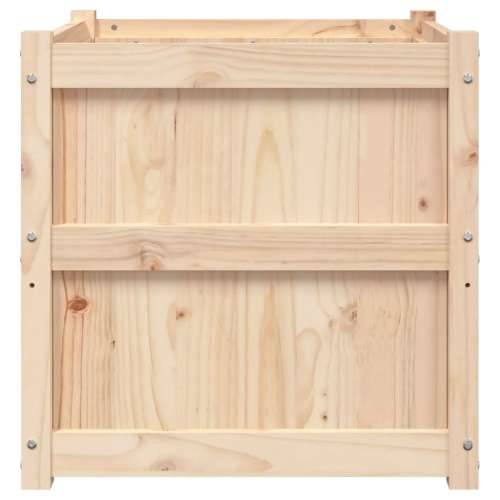 Vrtna sadilica 60 x 60 x 60 cm od masivne borovine - Prirodna boja bora 1 Cijena