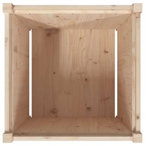 Vrtna sadilica 60 x 60 x 60 cm od masivne borovine - Prirodna boja bora 1 Cijena