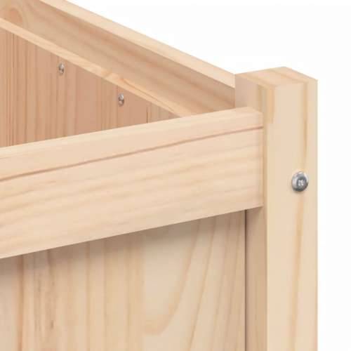 Vrtna sadilica 60 x 60 x 60 cm od masivne borovine - Prirodna boja bora 1 Cijena