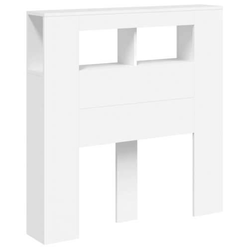LED uzglavlje bijelo 100 x 18,5 x 103,5 cm konstruirano drvo - Bijela 100 x 103.5 cm 1 Cijena