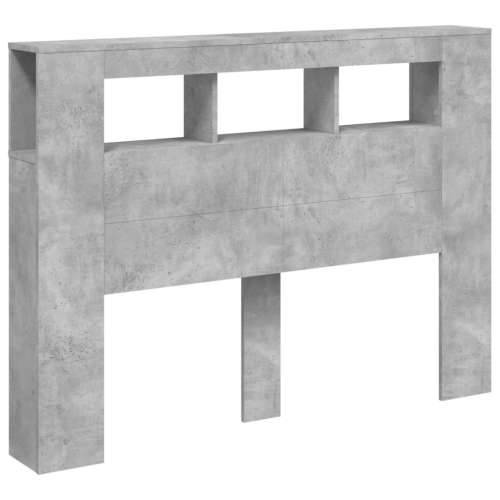 LED uzglavlje siva boja betona 140x18,5x103,5 cm - Beton siva 140 x 103.5 cm 1 Cijena