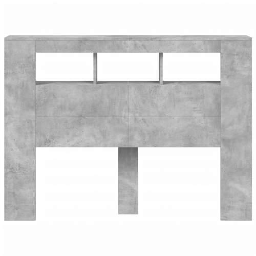LED uzglavlje siva boja betona 140x18,5x103,5 cm - Beton siva 140 x 103.5 cm 1 Cijena