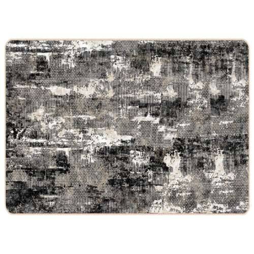 Perivi tepih raznobojni 190 x 300 cm protuklizni - Crno-bijelo 190 x 300 cm Cijena