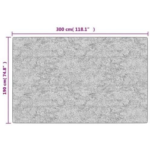 Perivi tepih raznobojni 190 x 300 cm protuklizni - Crno-bijelo 190 x 300 cm Cijena
