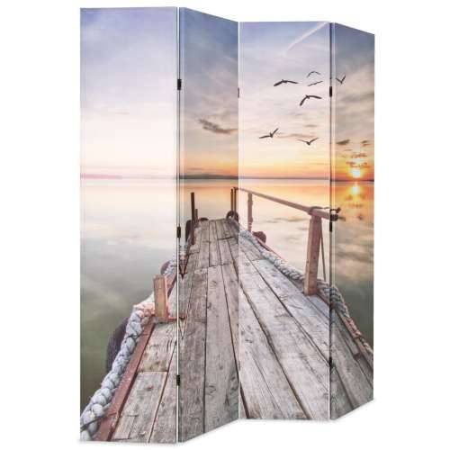 Paravan - Sklopiva sobna pregrada s uzorkom jezera 160 x 170 cm - 160 x 170 cm 1 4 Cijena