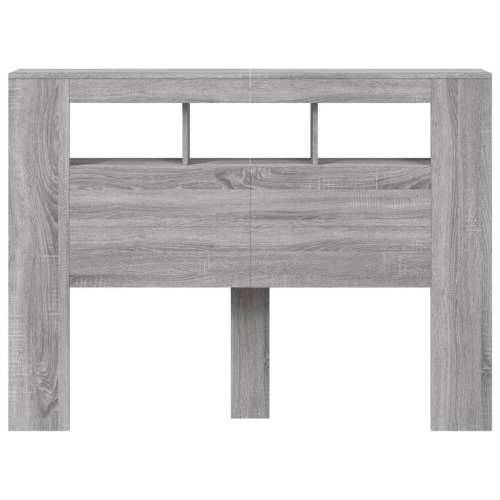 LED uzglavlje boja hrasta 140x18,5x103,5 cm konstruirano drvo - Sivi hrast sonoma 140 x 103.5 cm 1 Cijena
